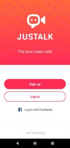 تحميل تطبيق JusTalk لاجراء مكالمات الفيديو مجانا لهواتف الاندرويد والايفون